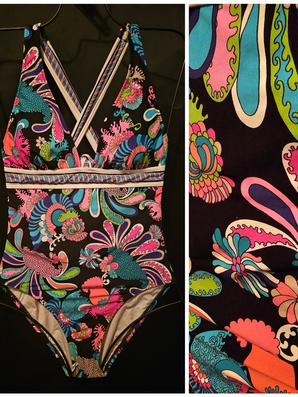 Trina Turk Paisley One Piece Swimsuit